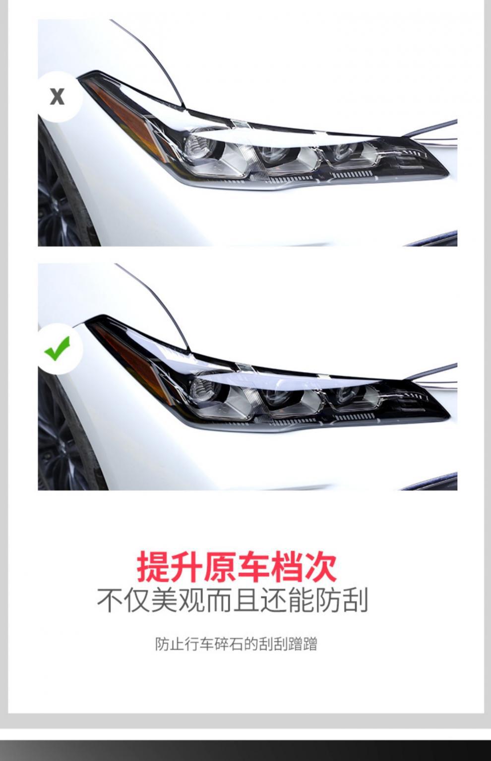 Suitable for 25 Toyota Camry/Asian Dragon Blackened Light Film TPU Black Samurai Headlight Tail Light Film Car Film Car