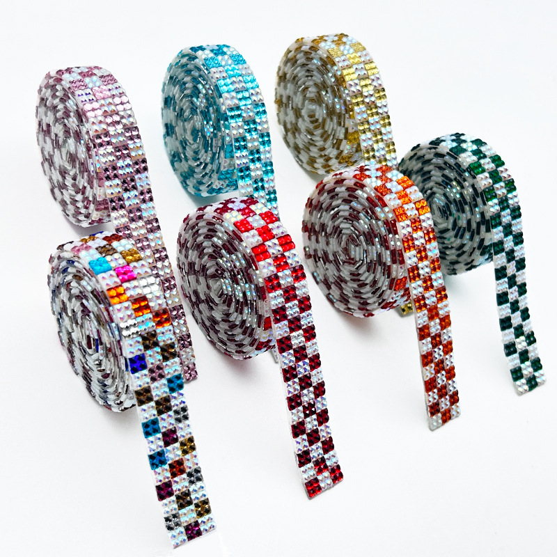 Barra de diamante de fusión en caliente barra de diamante autoadhesiva accesorios de joyería resina de diamante DIY material al por mayor