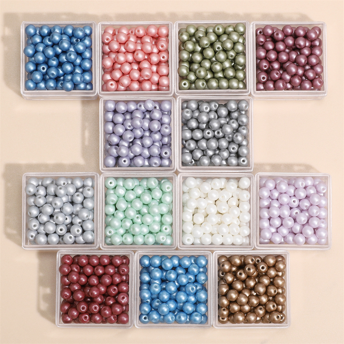 High quality glass creative necklace and bracelet pearl handmade