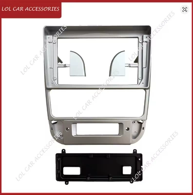 Suitable for 1999-2004 Peugeot 406 Android Navigation Frame Versatile Frame Modification Panel (Other Car Video) - silver-single-sided-frame