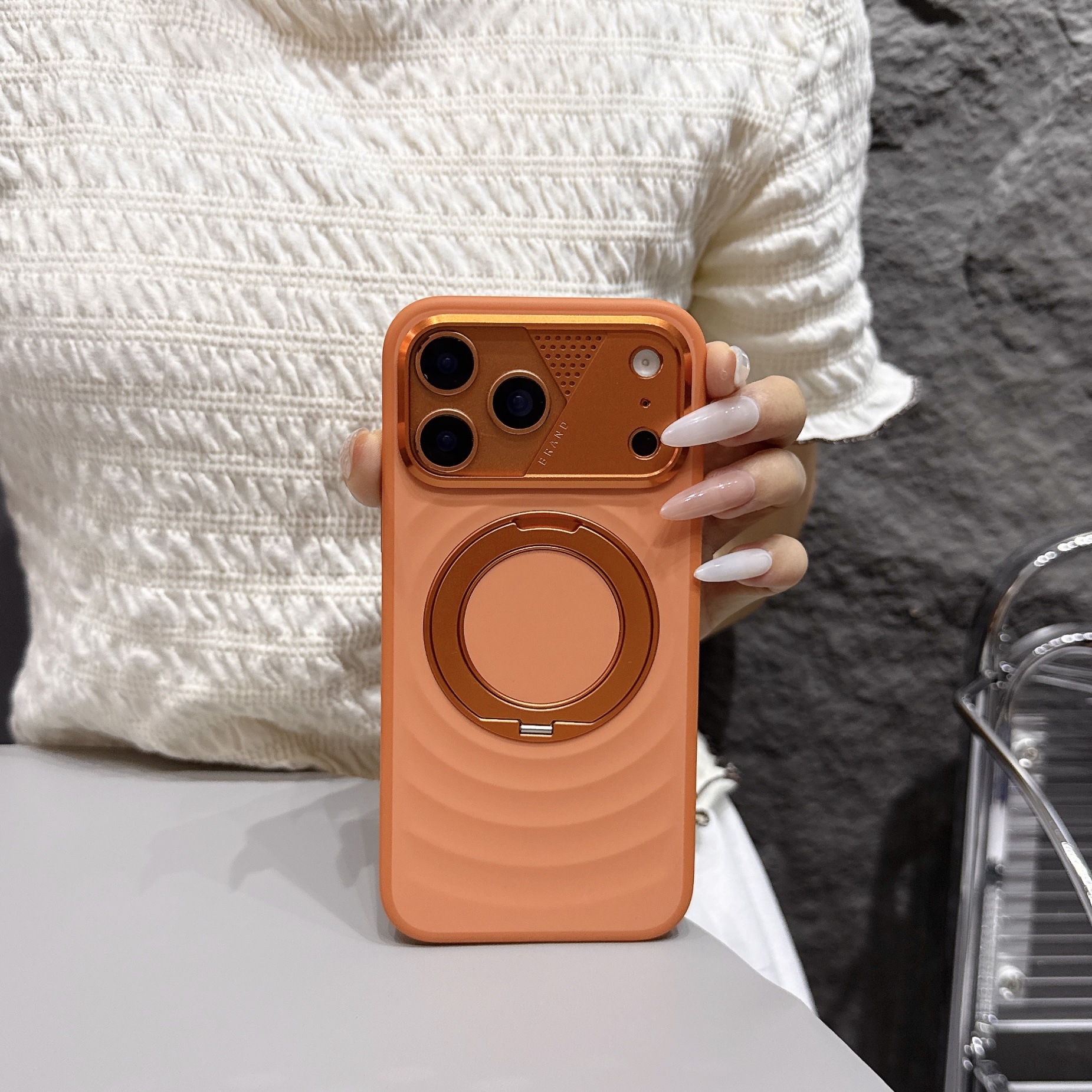 Magnetic Rotating Phone Case For Iphone Protective Cover_voghion.com