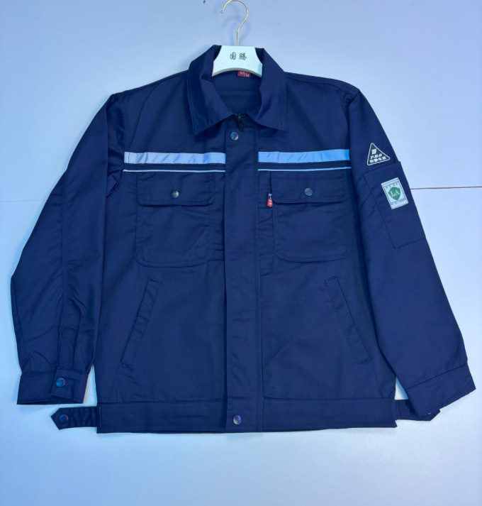 涤棉防静电劳保服工作服男棉服工装男反光车间工地工作服耐磨耐脏|undefined