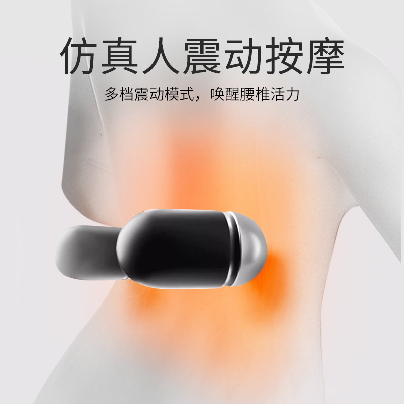 腰枕のベッドの上で腰を支えて寝ます。|undefined