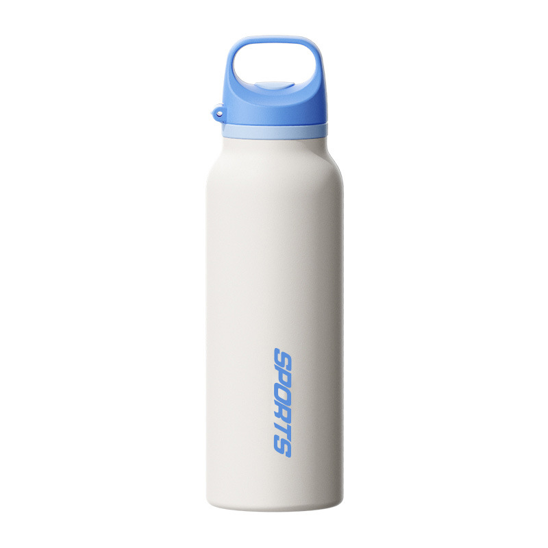Nouvelle bouteille de sport de qualité supérieure avec ouverture facile, grande capacité, avec poignée, en acier inoxydable 304._voghion.com