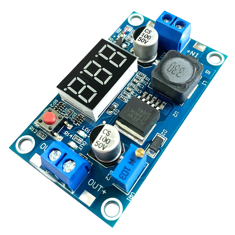 升级版 XL6009 DC-DC 可调升压模块 5-32V升5-40V 4A 带数显