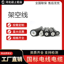 定制批發架空絕緣導線低壓電力電纜鋁絞線國標鋁芯架空鋼芯電纜70