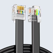 6P6C��ƽ�� rj12�Ԓ���L�B�Ӿ� 28AWG��о�ԒͨӍ����