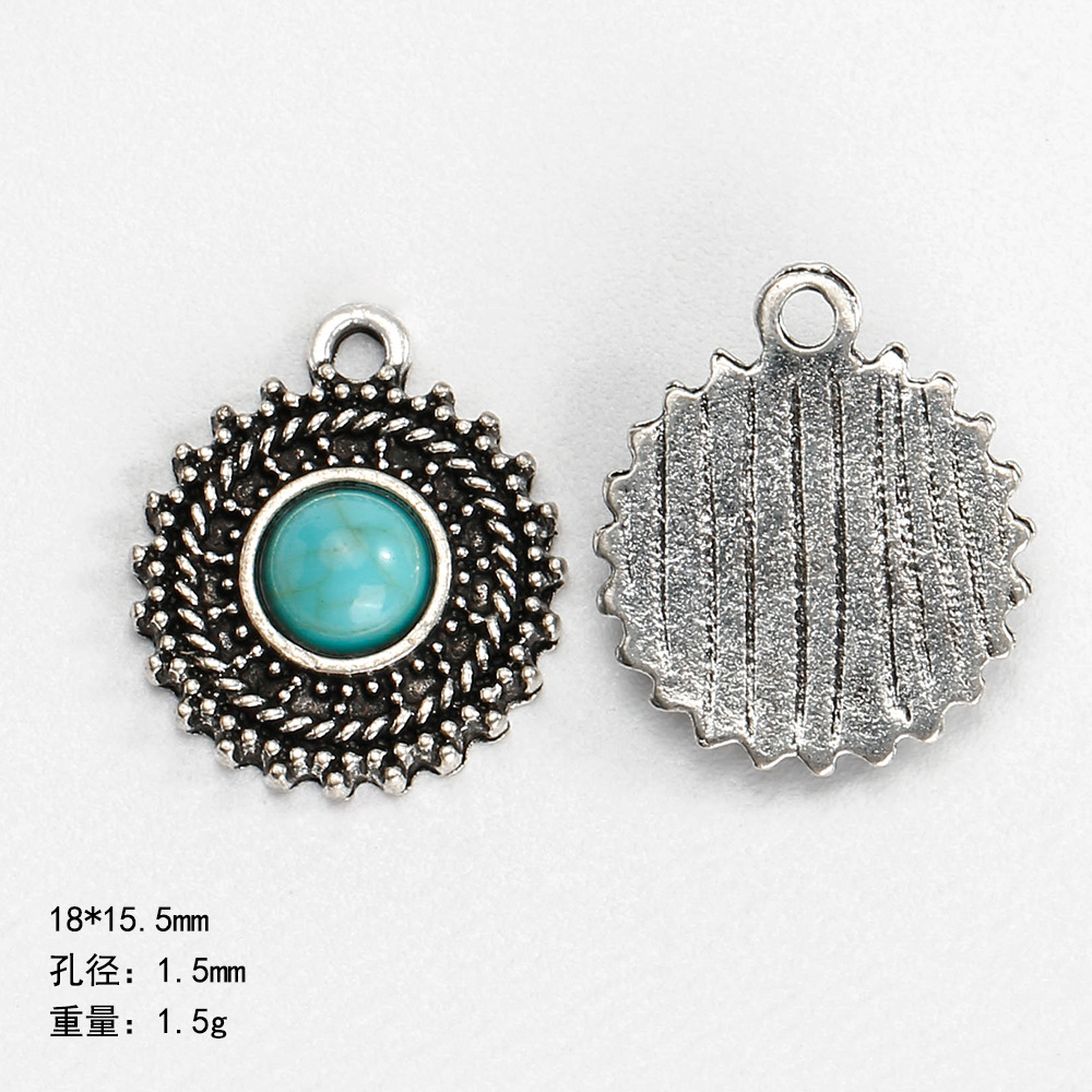 Transfronterizo europeo y americano personalizado estilo étnico bohemio turquesa con incrustaciones de collar pulsera DIY accesorios de la joyería Accesorios