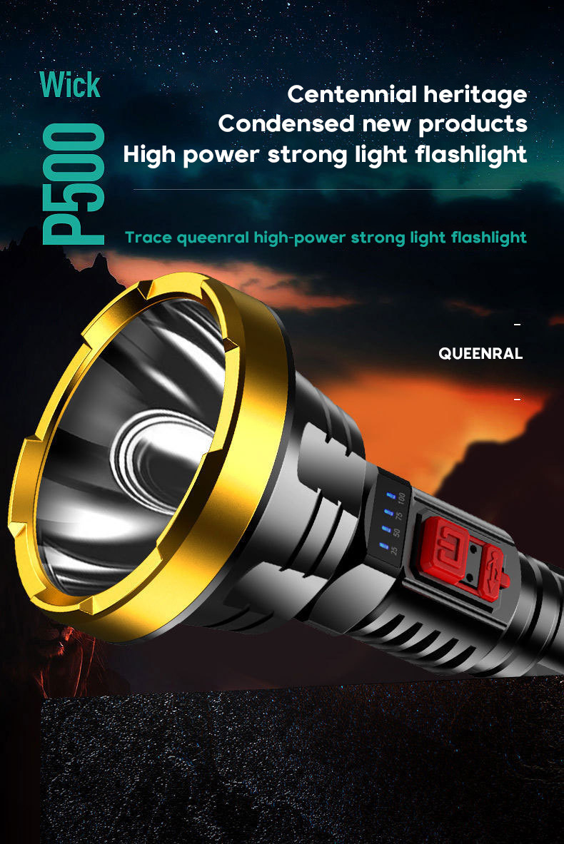 Cross-Border Super Bright LED Flashlight - Usage