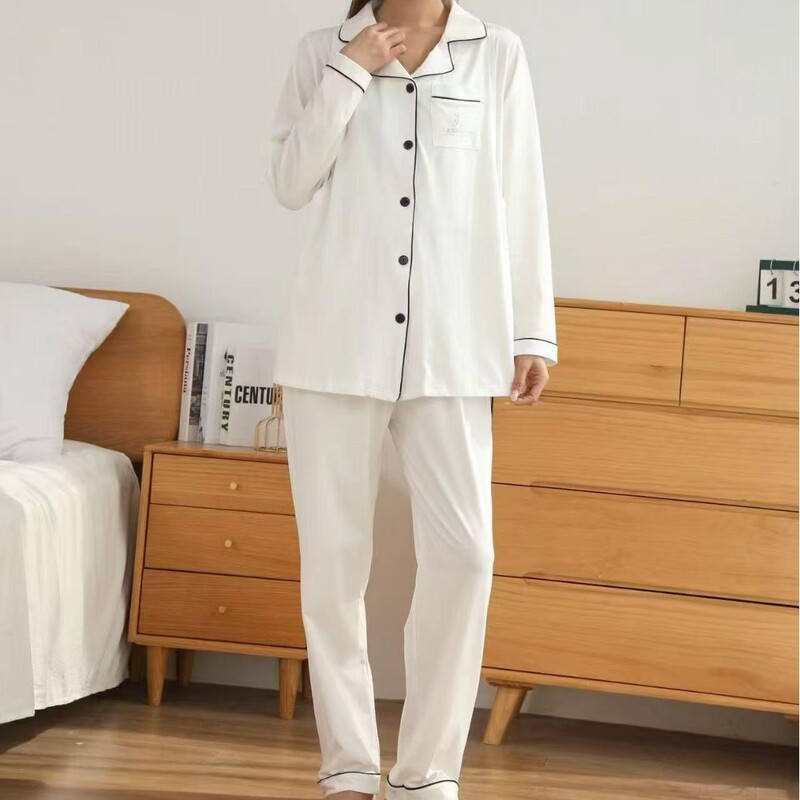 Maternity Clothing Made of Pure Cotton Knit Fabric, Breathable and Sweat-Absorbent Nursing Wear for Spring and Summer, Postpartum Nursing Loungewear Set Maternity Clothing Made of Pure Cotton Knit Fabric, Breathable and Sweat-Absorbent Nursing Wear for Spring and Summer, Postpartum Nursing Loungewear Set