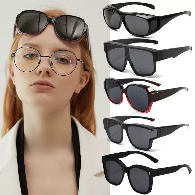 近视眼套镜太阳镜防紫外线户外远视开车偏光墨镜UV400眼镜