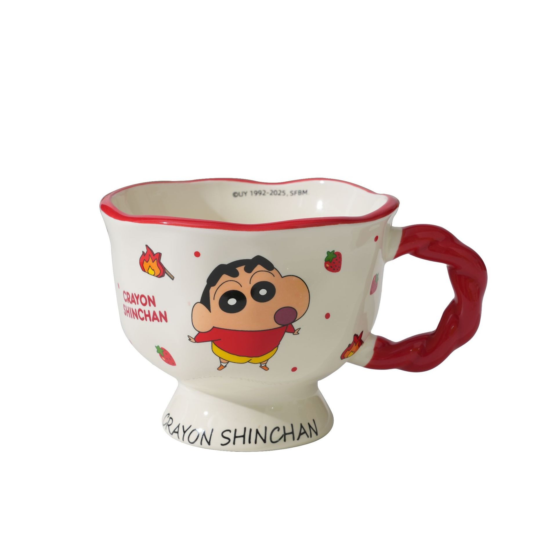Crayón pequeño nuevo auténtico autorizado copos de marca tazas de agua tazas de cerámica tazas de café caseras de desayuno regalo
