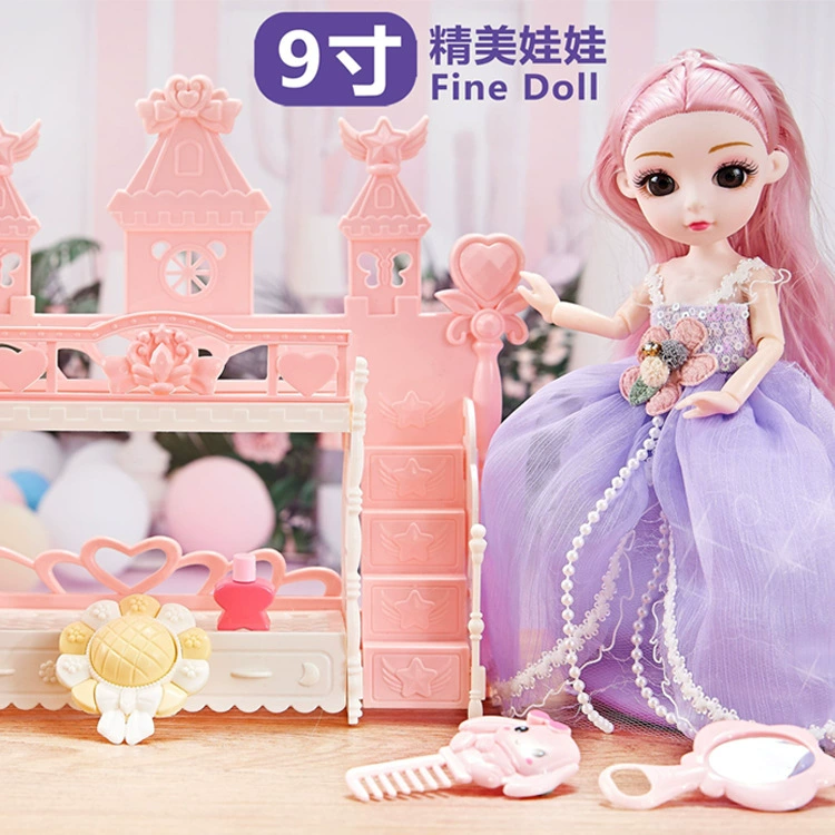 Кукла, набор двойной слой, семейная многосуставная игрушка, 9 дюймов, 3D