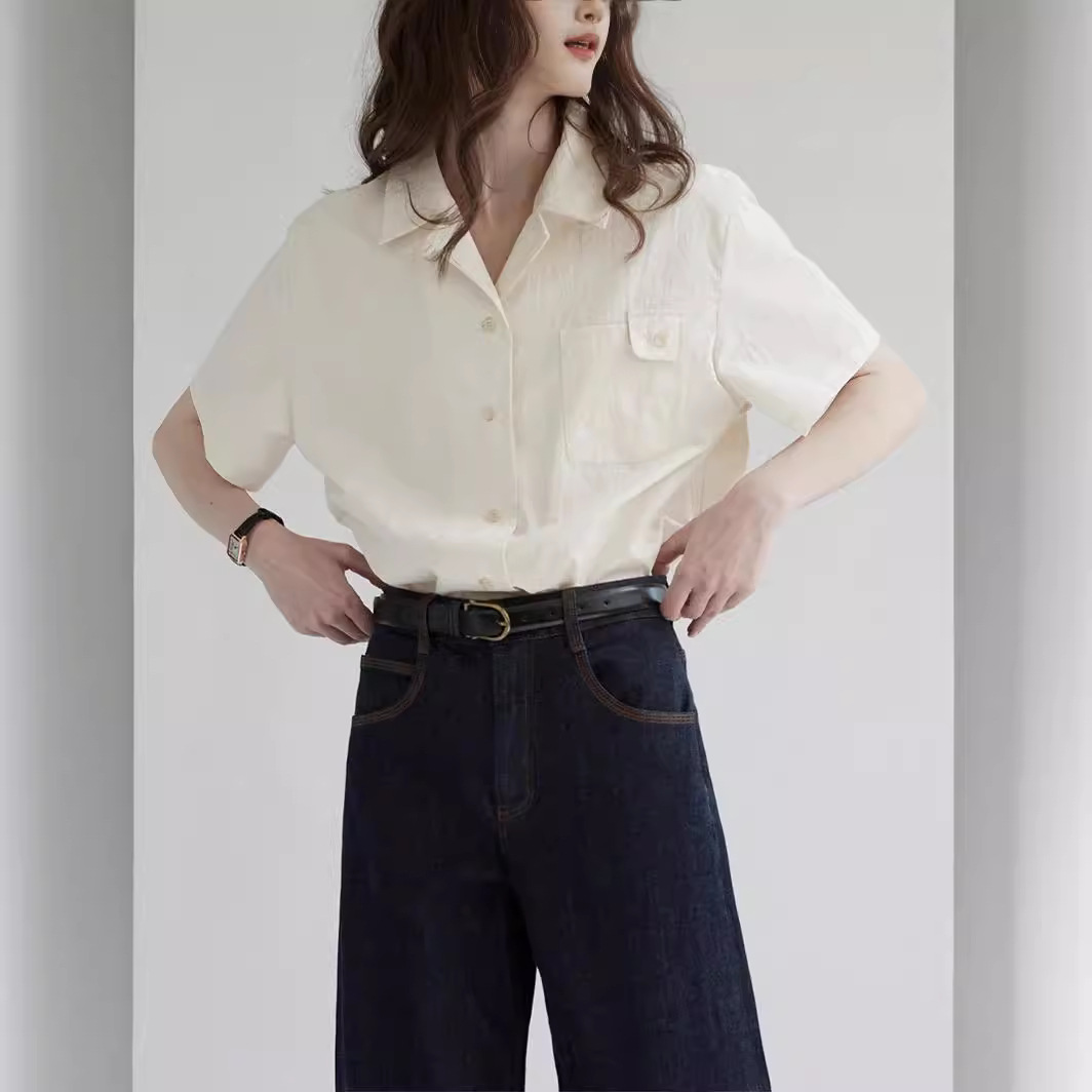 Summer retro fashionable elegant design shirt