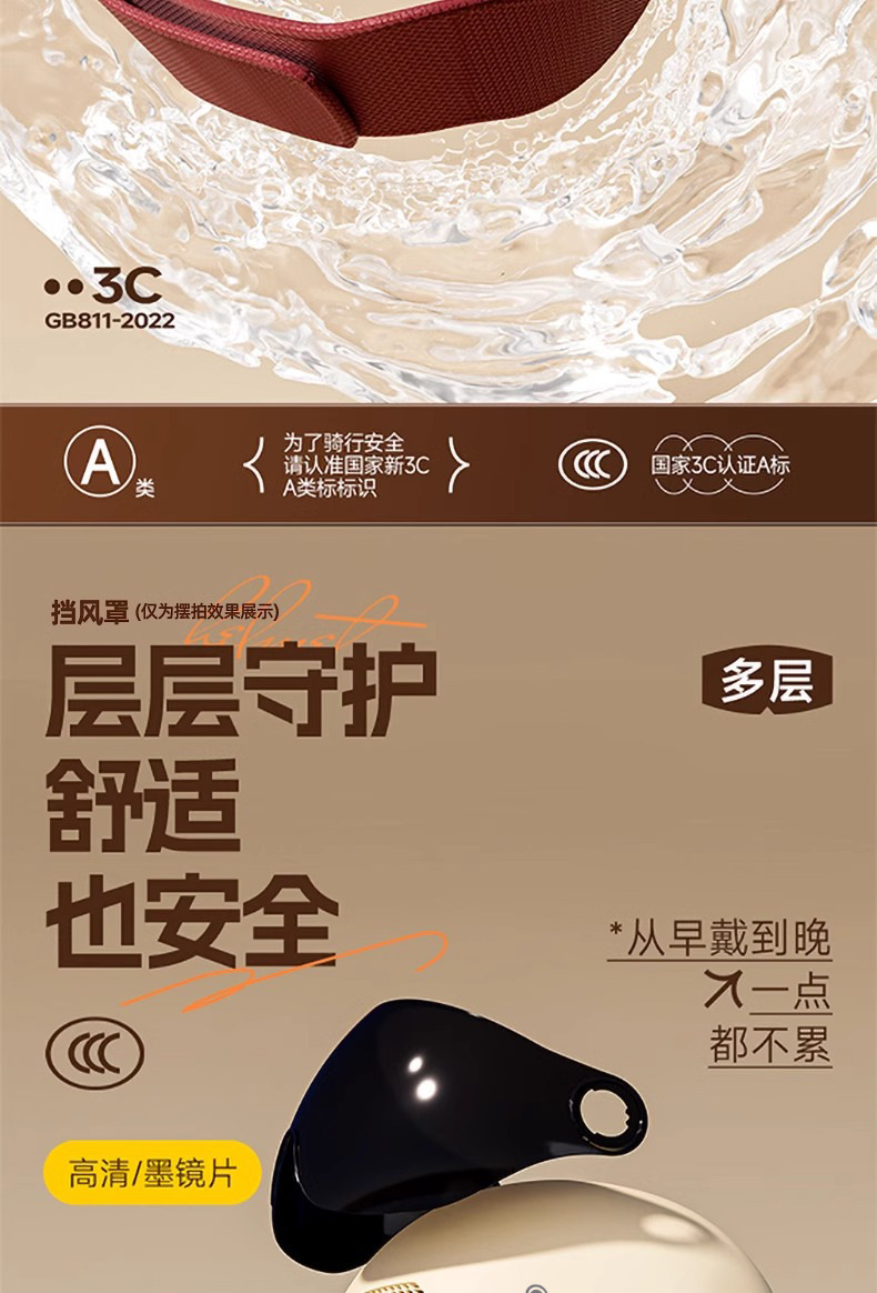 Suitable for New National Standard 3C Certified Electric Vehicle Helmets for Men and Women, Battery Motorcycle Helmets for Men and Women, Sun Protection for All Seasons