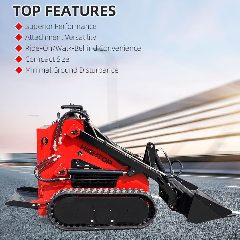 工厂直供小型滑移装载机 380KG多属具 Small skid steer loader