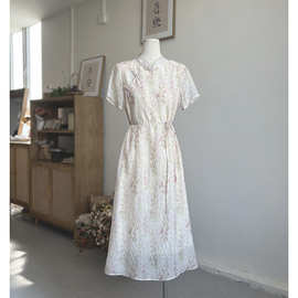 3294《霓裳梦颜》原创夏季新款短袖旗袍少女改良年轻款连衣裙