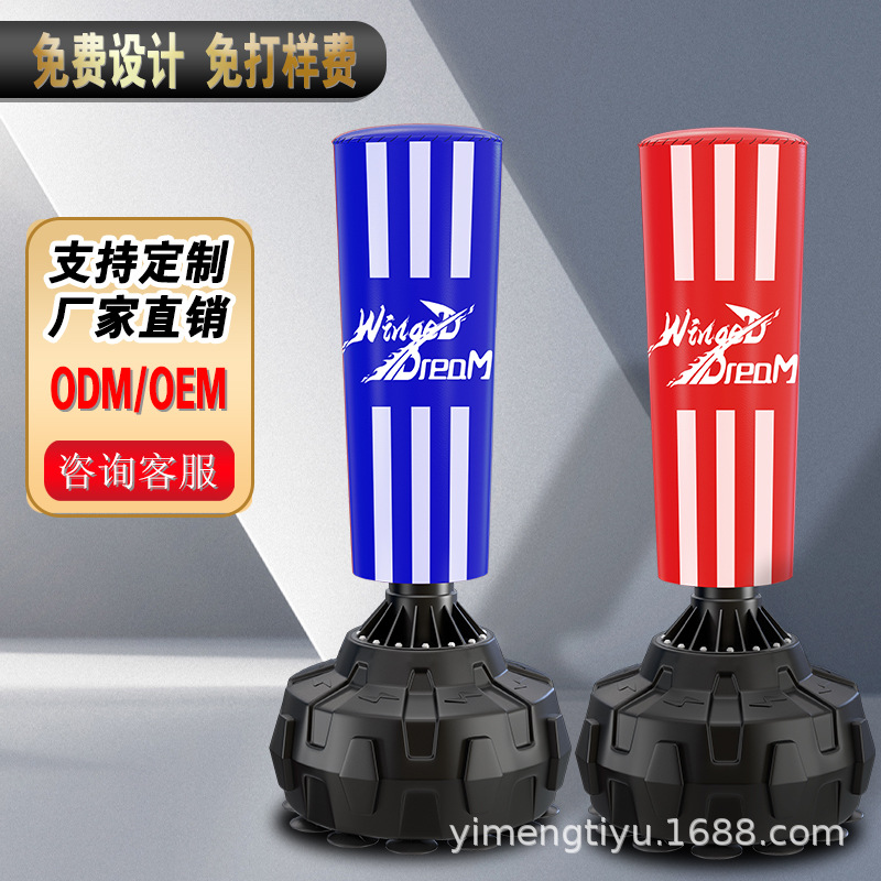 Boxing Punching Bag for Adults, Freestanding Sandbag, Non-Tumbling, Muay Thai, Taekwondo Fitness Equipment, Exercise, Anti-Hand Injury, Durable