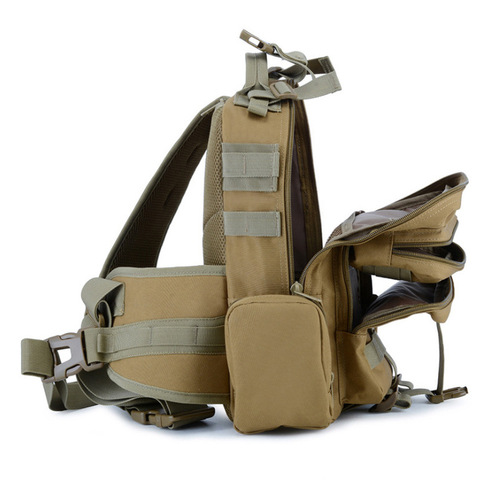 Cross-border military camouflage large-capacity saddle bag men's multi-functional outdoor shoulder bag sports tactical chest bag crossbody bag