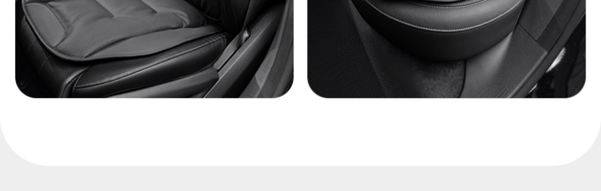 New High-End Car Seat Cushions for Summer and Winter, Front and Rear Seat Cushions for All Seasons, Comfortable Butt Cushions