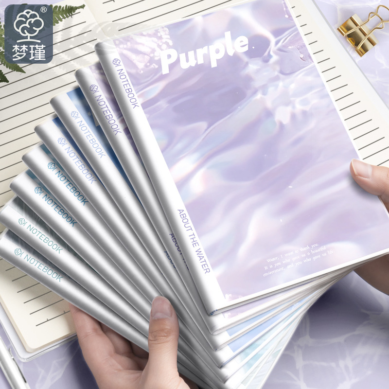 Una variedad de libros de funda de plástico al por mayor B5 transcripciones suaves engrosadas de alto valor, estilo ins simple, cuaderno para estudiantes, examen de ingreso de posgrado