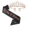 Set, children's golden straps, belt, Amazon, pink gold, Birthday gift