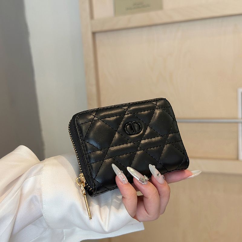 少女心超轻薄防消磁卡包零钱包女拉链多卡位风琴式卡套ins风爆款