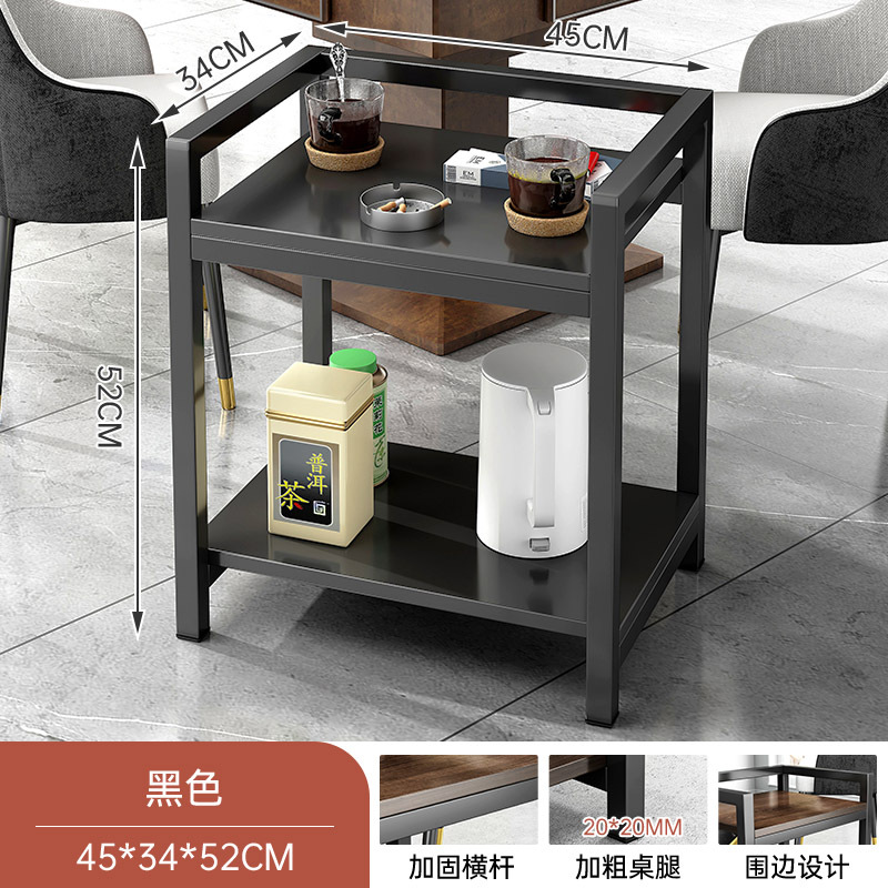 Mesa de Mahjong pequeño estante de almacenamiento lateral mesa de té soporte de ajedrez y sala de cartas mesa de té especial portátil
