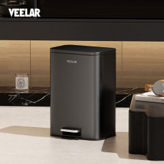 VEELAR キッチンゴミ箱 家庭用 リビングルーム ペダル 蓋付き 高価値 2025年新作 イタリア製 ミニマリスト ビジネス