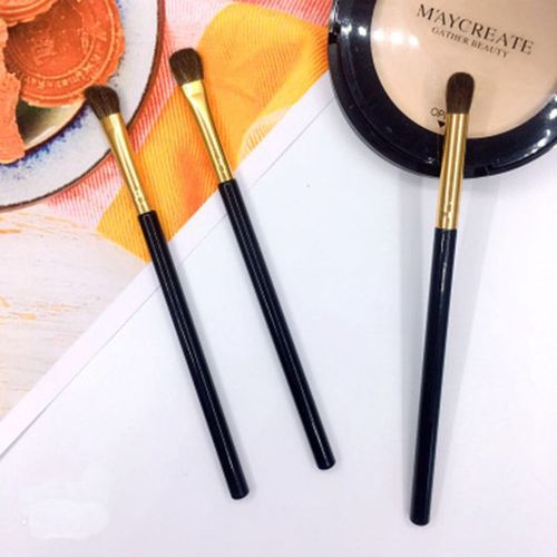 Lazy Person Single Eye Makeup Brush Horsehair Eyeshadow Brush Makeup Brush Animal Eyeshadow Beauty Tool Set Brush 3-Piece Set