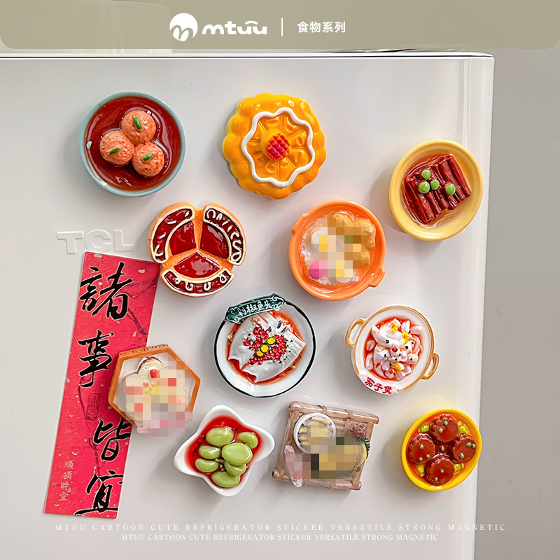 食品マグネット冷蔵庫貼り3D立体シミュレーションミニ野菜果物冷蔵庫伝言裏忘れ装飾マグネット貼り|undefined