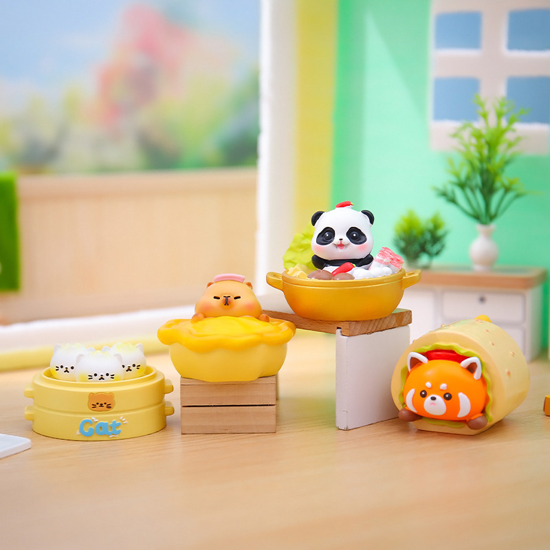 Nuevos productos explosivos, linda tentación de comida, caja ciega, decoración linda de dibujos animados, decoración de automóviles, venta al por mayor, regalos de vacaciones, venta directa de fábrica