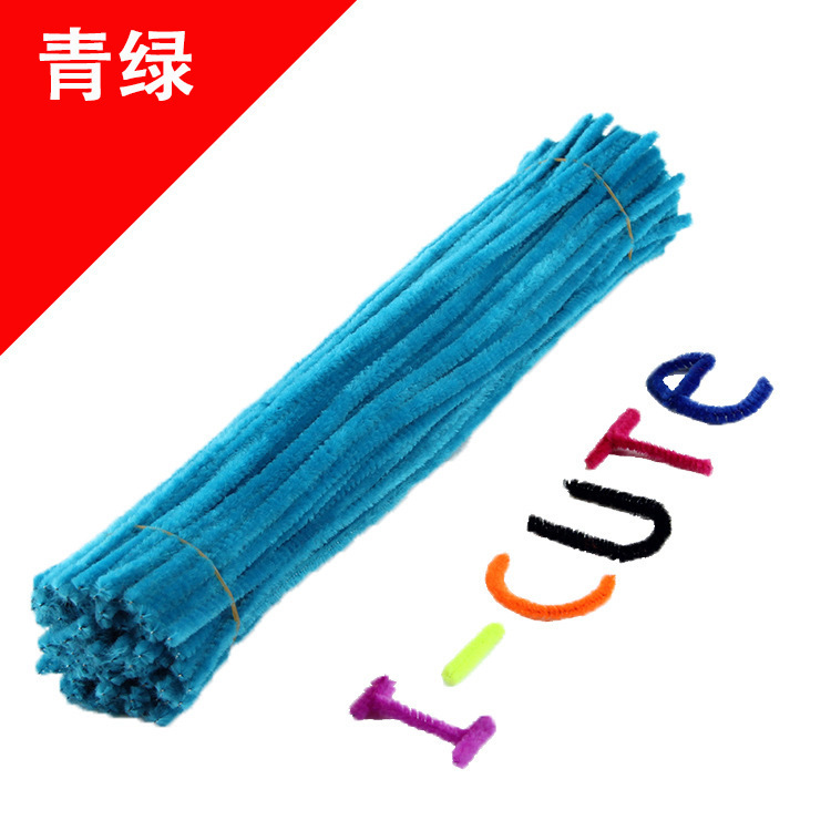 Hecho a mano DIY trenzado paquete de material cifrado ramo de lana Raíz de lana de la raya del color torcido palo de los niños hechos a mano juguetes creativos