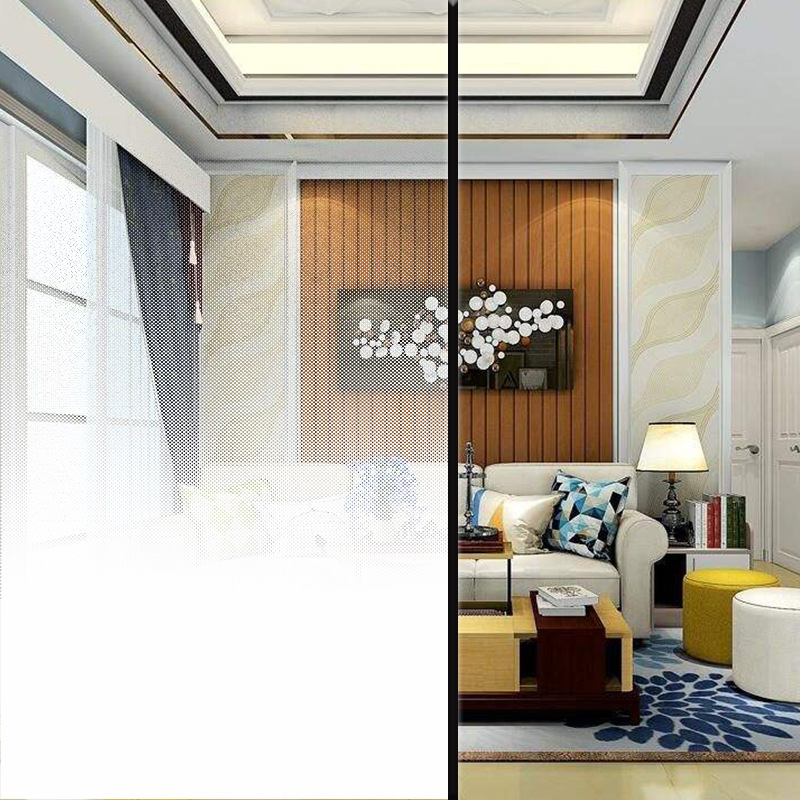 渐变夹胶膜无胶膜玻璃办公室移门橱柜玻璃膜