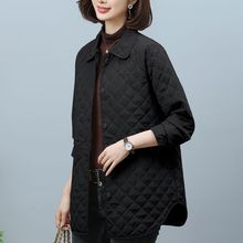 2025新款新款棉服外套女中长款秋冬中年妈妈秋装韩版大码宽松棉衣