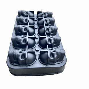 Custom Silicone Skull Ice Cube Mold for Ice Cubes, Food-Grade Silicone from Source Factory