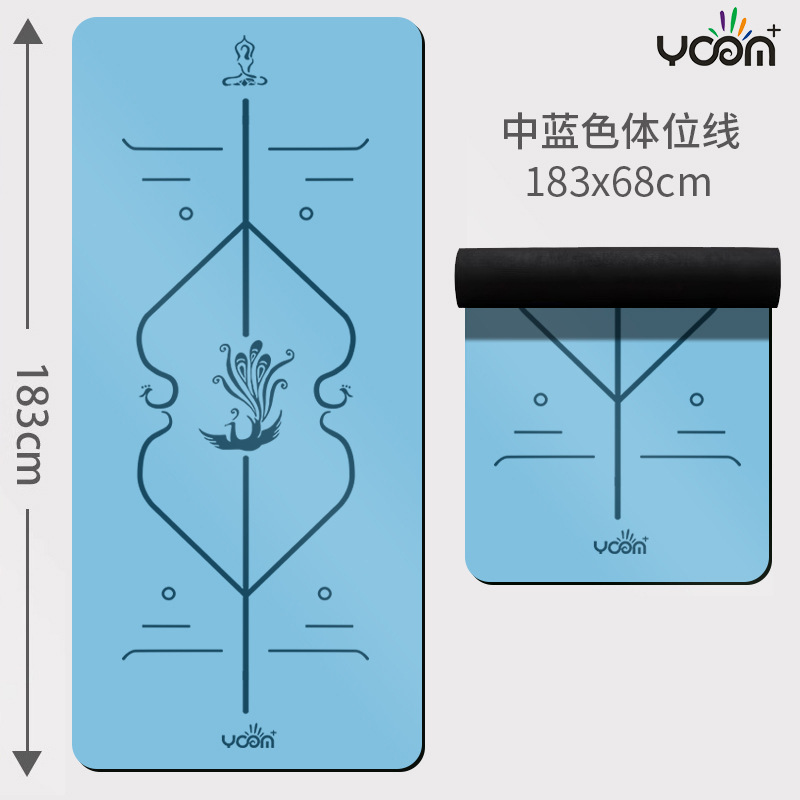 자세 라인 - 미디엄 블루
