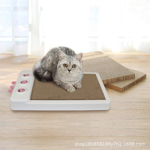 Pet supplies cat scratching board, cat funny toys, corrugated paper, multifunctional hard glue, durable and not easy to break, cat scratching board