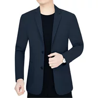 Новый Весенний костюм, мужской деловой повседневный костюм среднего возраста, цельный топ, мужской пиджак в Корейском стиле для молодежи