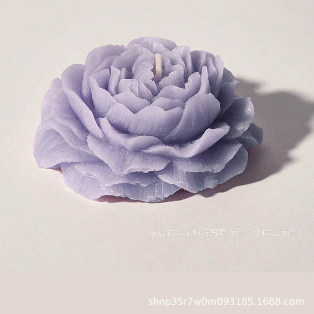 Fragancia de souvenirs con forma de flor de peonía, decoración de velas, ambiente, regalo, día de la madre, flores creativas, velas aromáticas