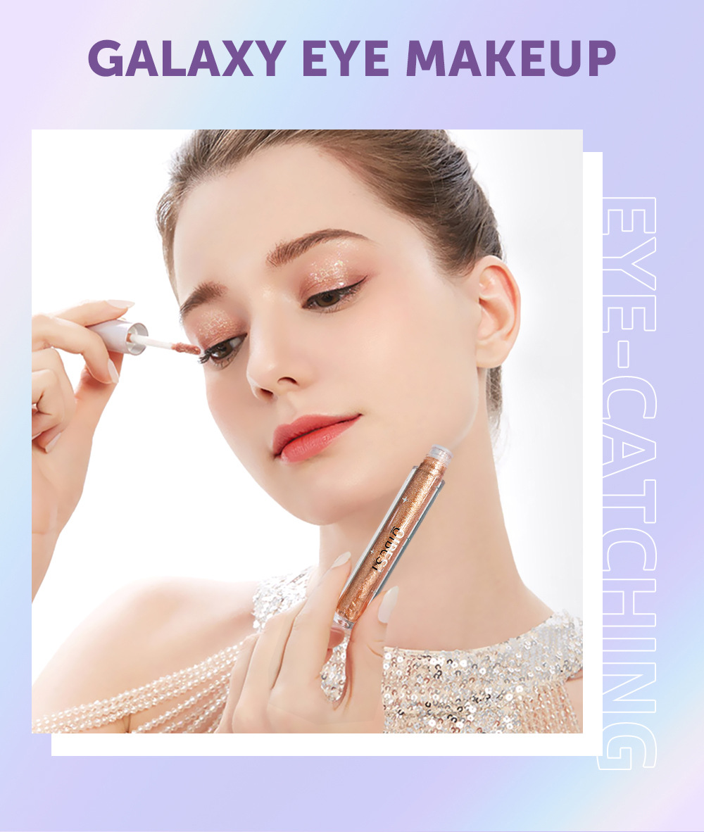 carina QIBEST Flasher Pearlescent High gloss Super shiny Matte Modified eye shadow Liquid Set_voghion.com