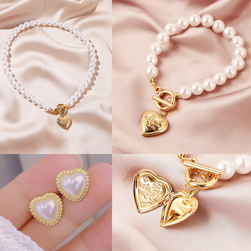 Reloj de cuarzo para mujer con collar y set de joyas_voghion.com