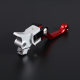 Off-road motorcycle CNC aluminum alloy foldable brake clutch handle modified anti-fall brake clutch handle