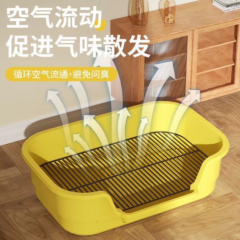 Очень большая унитаз-ванна, защищенная от брызг, легко чистящаяся железная сетка, горшок для собак, маленький, средний и большой кошачий писсуар для собак, товары для домашних животных