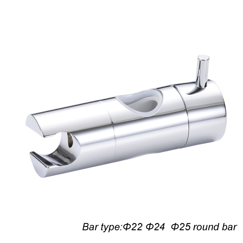 Soporte para ducha Soporte para colgar Varilla elevadora ajustable Accesorios para juego de ducha Cubierta deslizante redonda Soporte de horquilla de baño