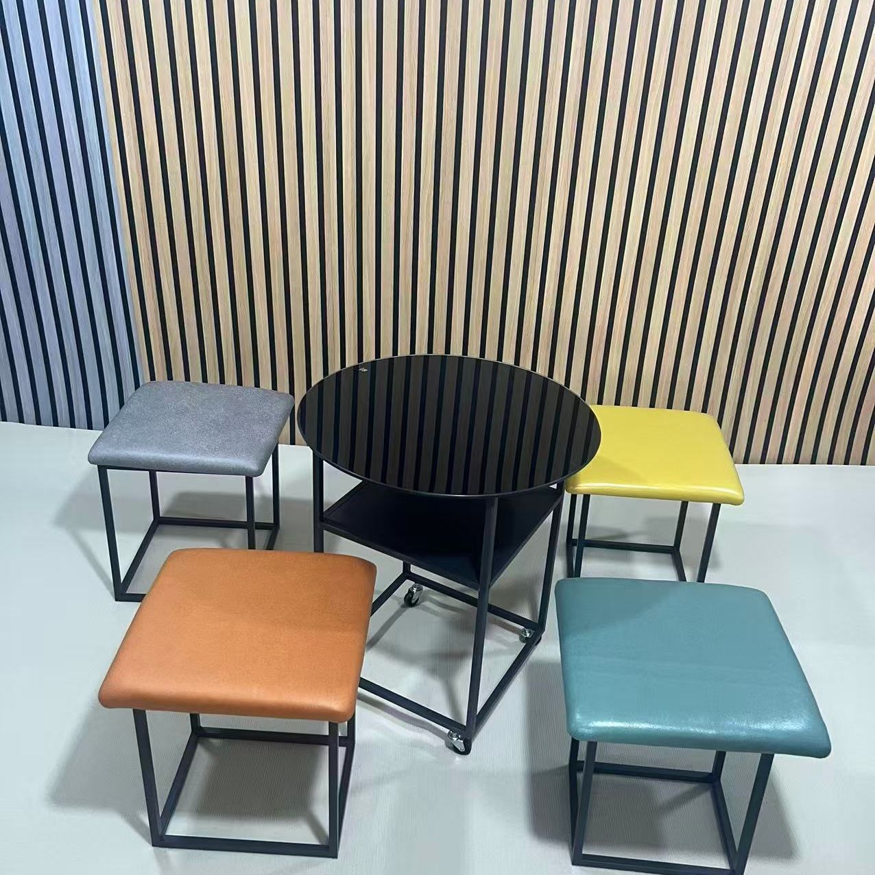 Tecnología de tela de color (cara negra 60cm) vidrio templado