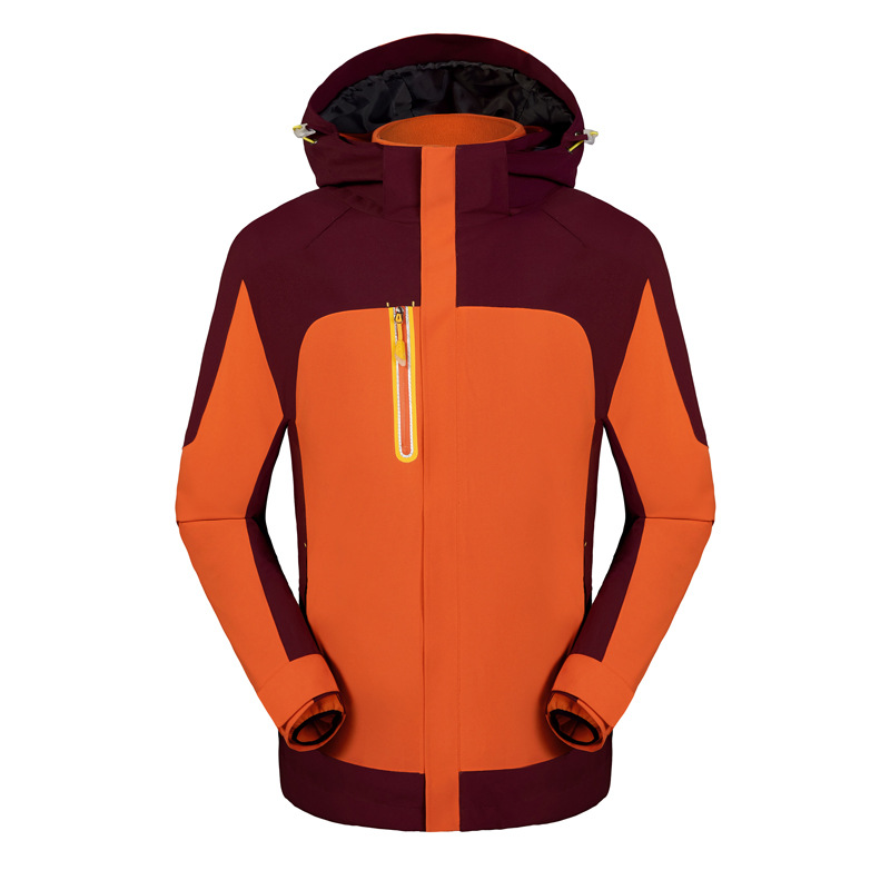 Ropa de trabajo al aire libre chaqueta de tres en uno personalizado impreso bordado LOGO forro polar de doble uso ropa de trabajo de invierno personalizado