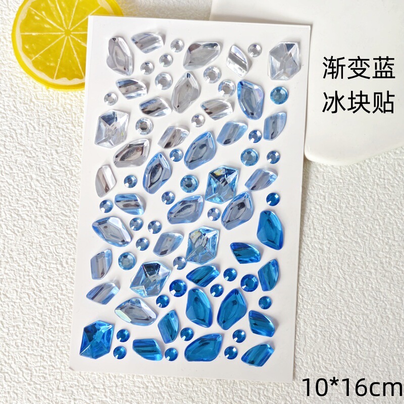 New Deep Sea Legend Blue Self-Paste Drill Gradient Ice Block Blue Red Christmas Ice Block Eye Tail Flash Drill Broken Drill New Deep Sea Legend Blue Self-Paste Drill Gradient Ice Block Blue Red Christmas Ice Block Eye Tail Flash Drill Broken Drill