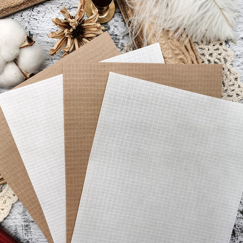 [Handbook] Checked paper Two -color handbook material paper art…