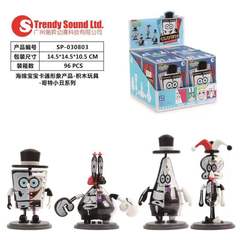 Chaosheng genuine SpongeBob SquarePants blind box spinning brain series toy dolls hand-made educational ornaments full set of gashapon